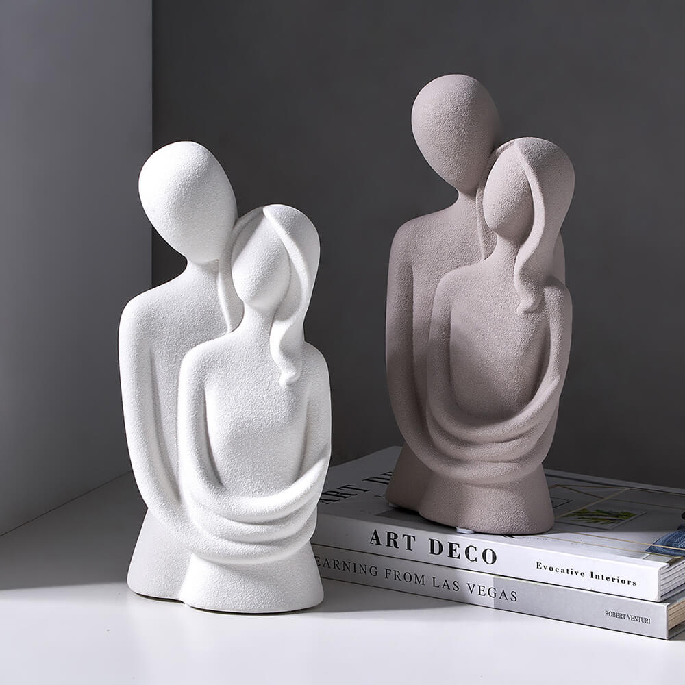 Nordic Abstract Thinker Harz Statue Skulptur | Brehn