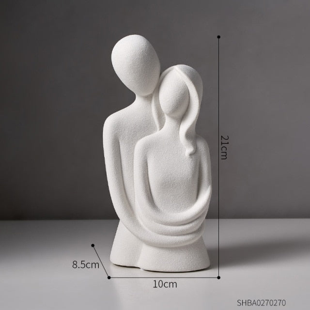 Nordic Abstract Thinker Harz Statue Skulptur | Brehn