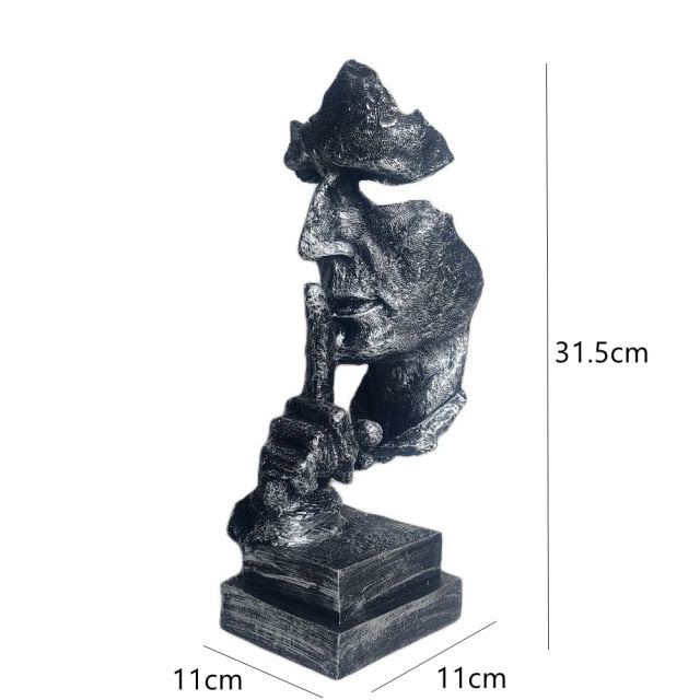 Nordic Abstract Unique Thinker Figur Figur Home Decor | Brehn