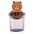 Wandmontierter Sticky Bear Zahnbürstenhalter