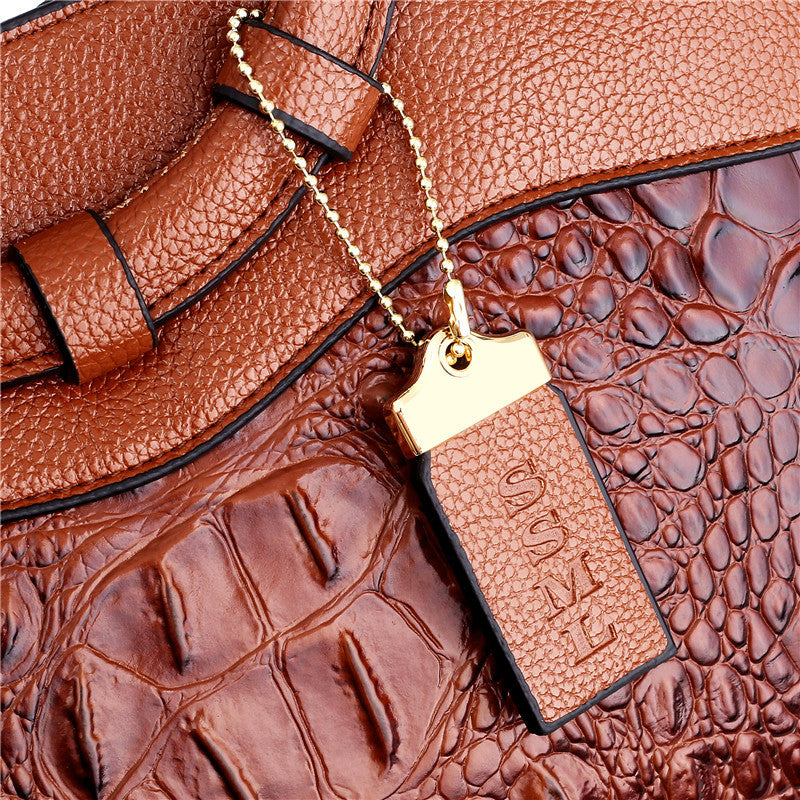 Brehn | Leder-Krokodiltasche – mit handgefertigten Details