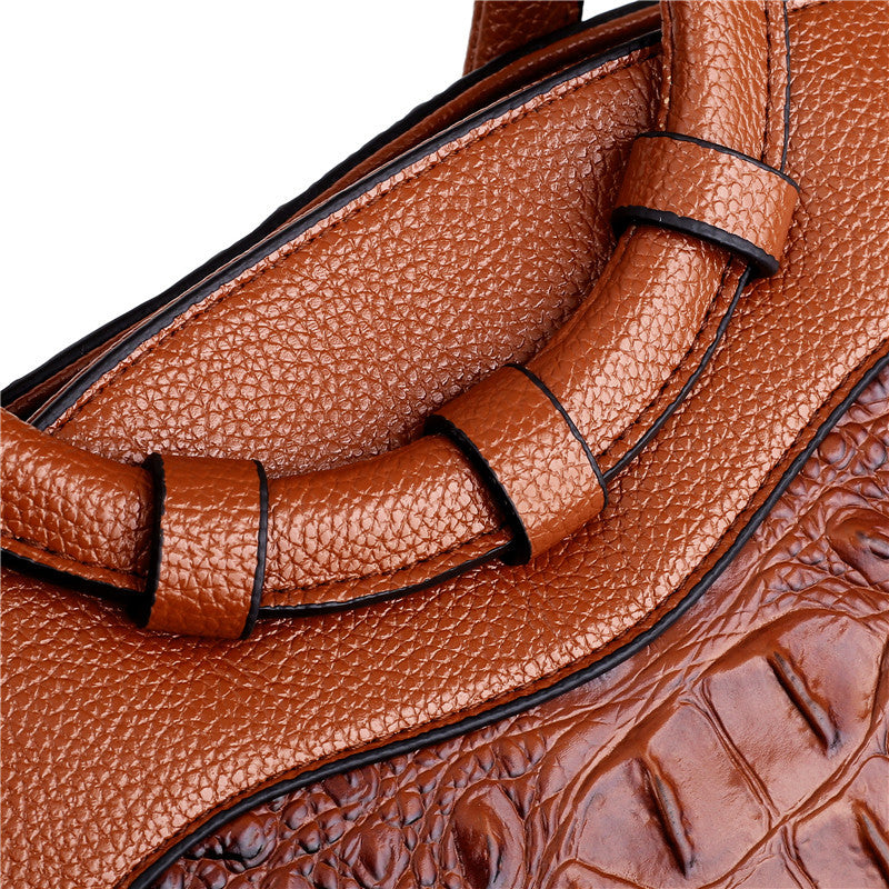 Brehn | Leder-Krokodiltasche – mit handgefertigten Details