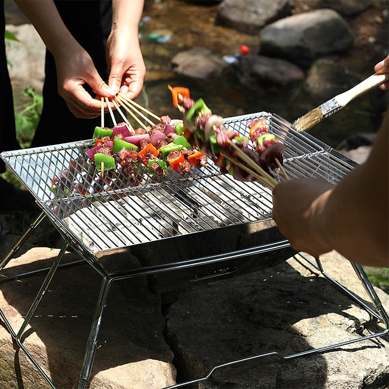Faltbarer tragbarer mini Reise Camping Grill | Brehn