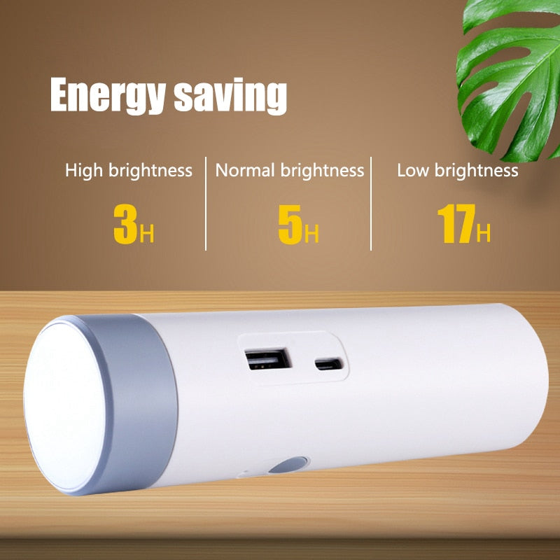 LED Mini RechargeaBrehne Power Bank Schreibtischlampe