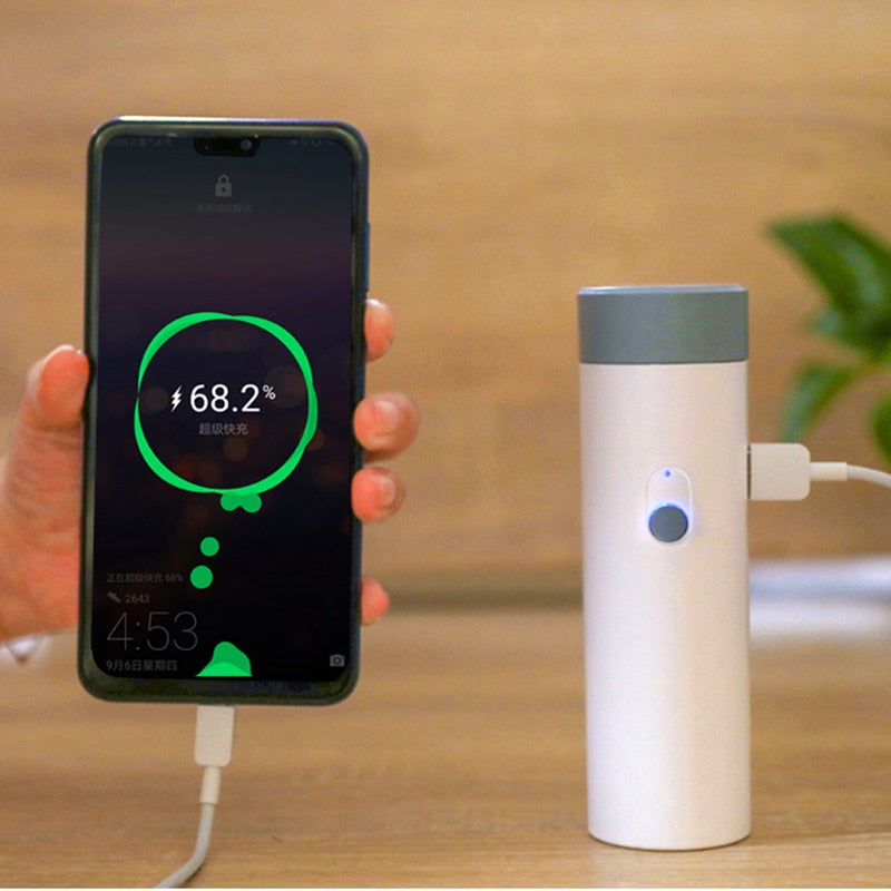 LED Mini RechargeaBrehne Power Bank Schreibtischlampe