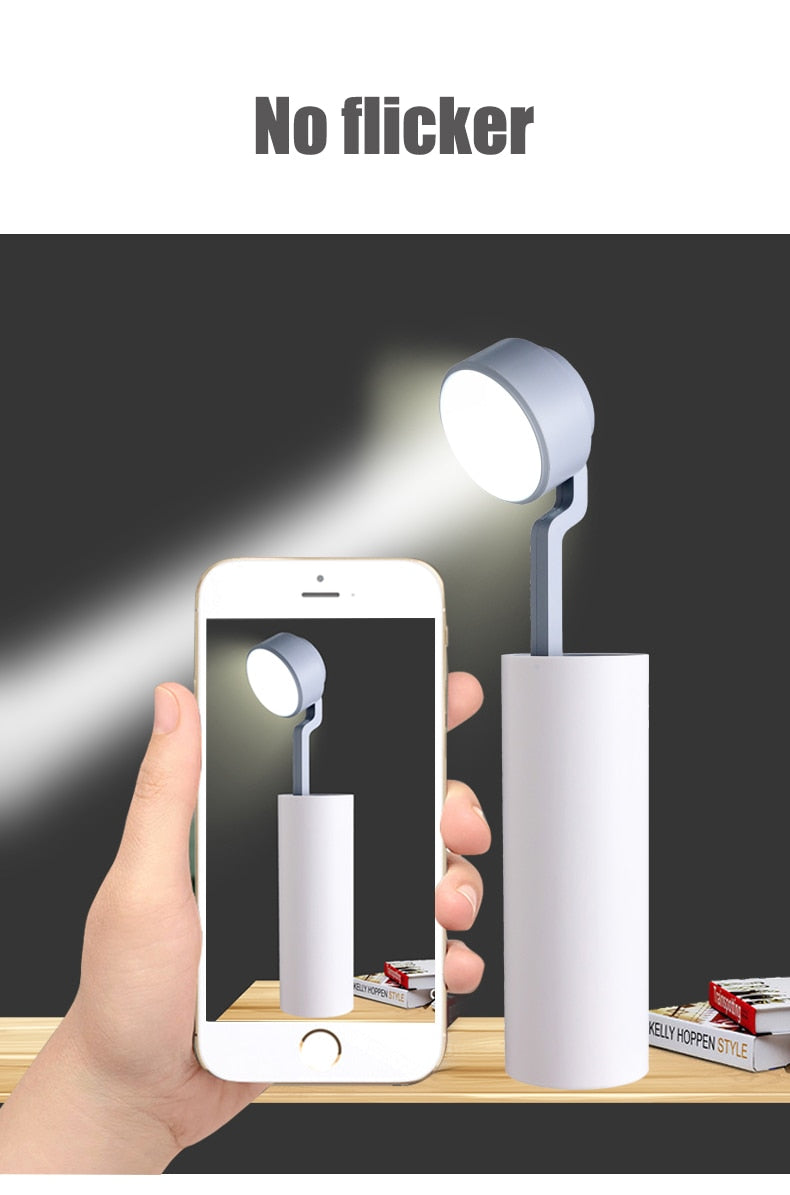 LED Mini Wiederaufladbare Power Bank Schreibtischlampe | Brehn