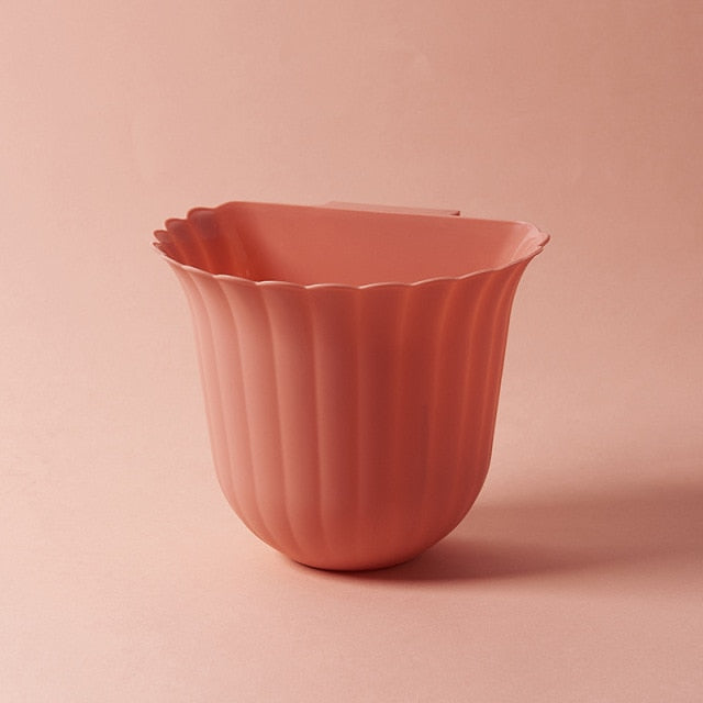 Nordic Flower Shape Hanging Trash Can | Brehn