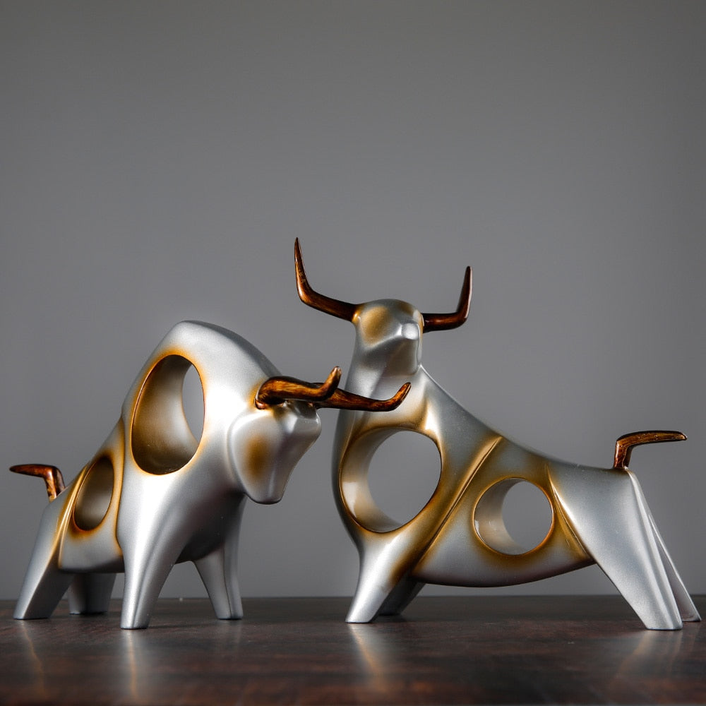 Nordic Style Bull Skulptur Heimdekoration | Brehn
