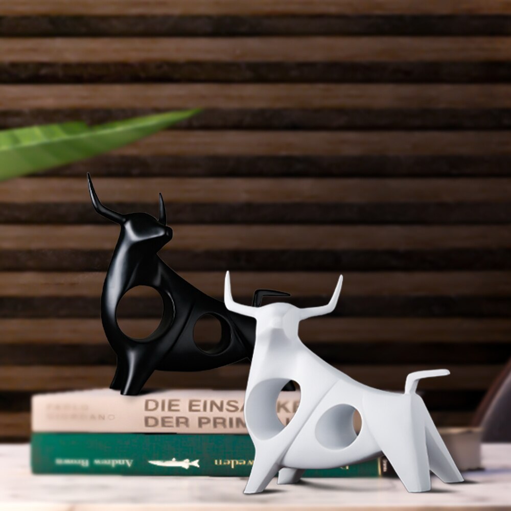 Nordic Style Bull Skulptur Heimdekoration | Brehn