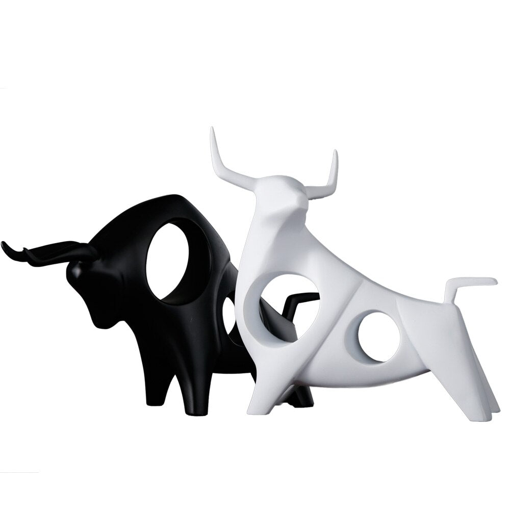Nordic Style Bull Skulptur Heimdekoration | Brehn