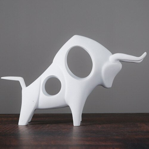 Nordic Style Bull Skulptur Heimdekoration | Brehn