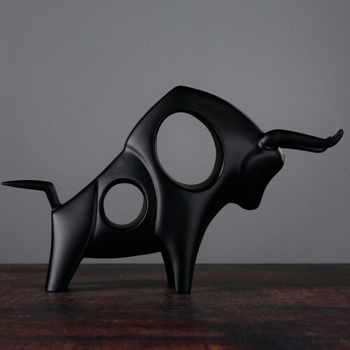 Nordic Style Bull Skulptur Heimdekoration | Brehn