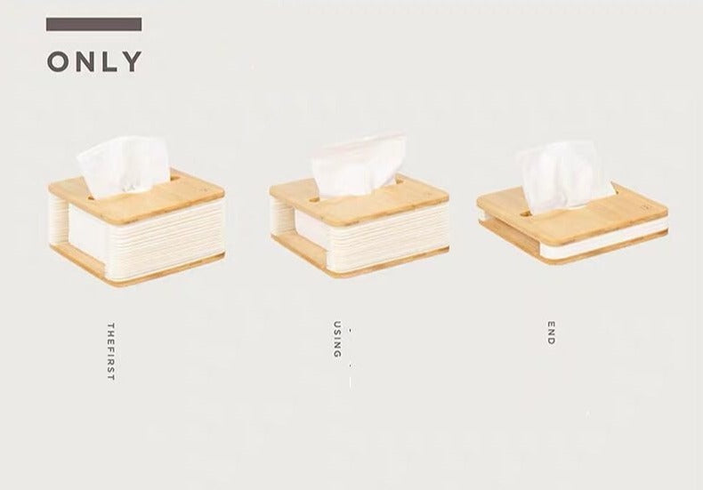 Nordic Bamboo Faltbare Taschentuchbox | Brehn