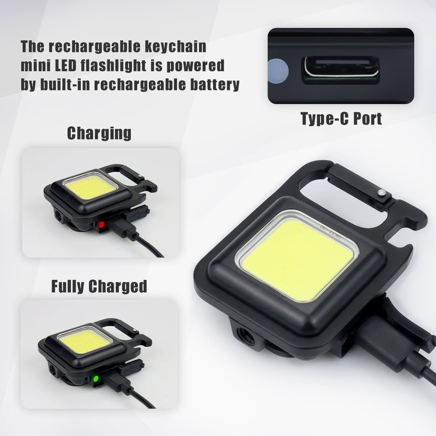 Mini Magnetische Taschen-Schlüsselanhänger Taschenlampe | Brehn