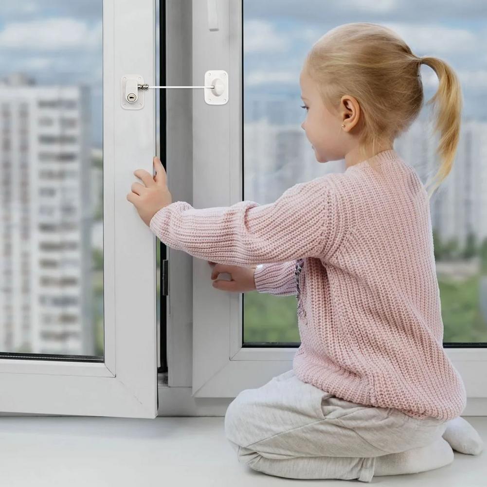 Kindersicherheits-Klebefenster-Schrankverschluss | Brehn