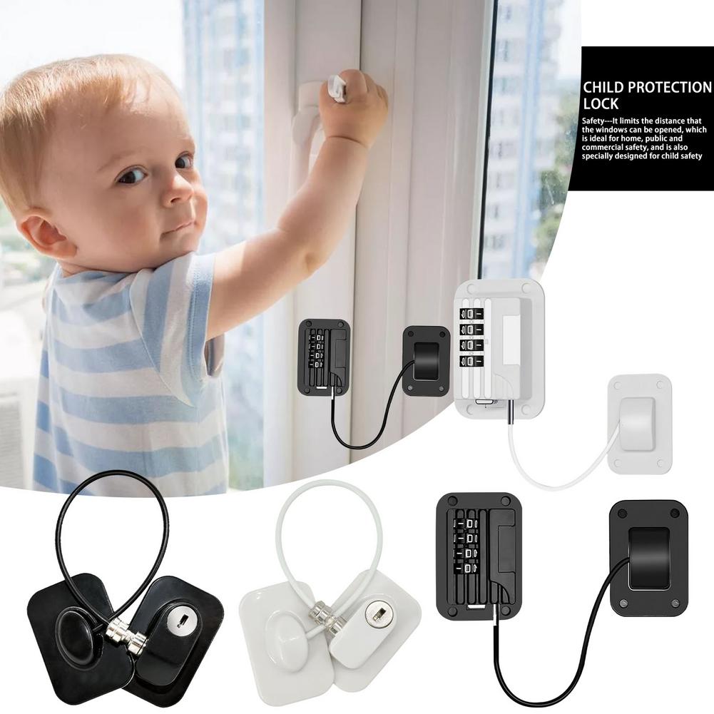 Kindersicherheits-Klebefenster-Schrankverschluss | Brehn