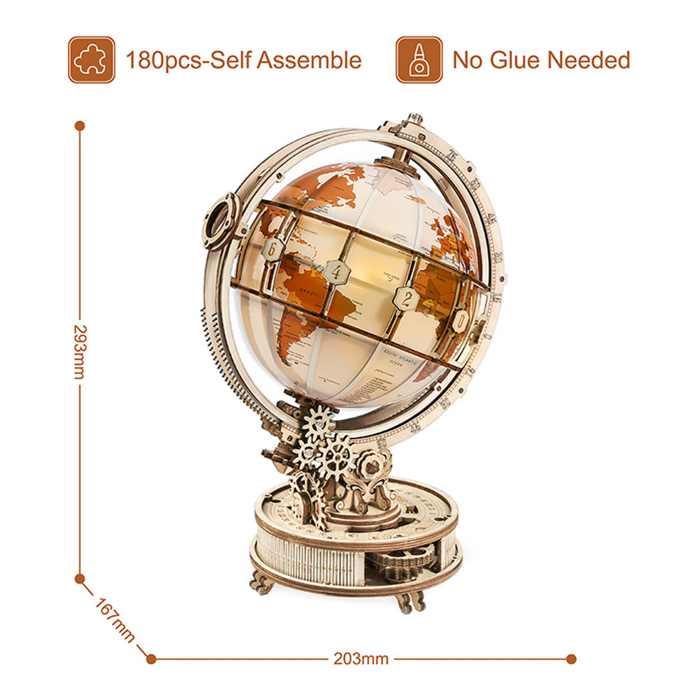 3D-Puzzle Leuchtender Globus | Brehn