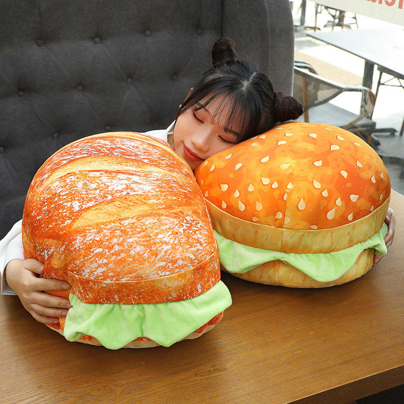 2in1 Bequemer Hamburger Kissen Sitzkissen