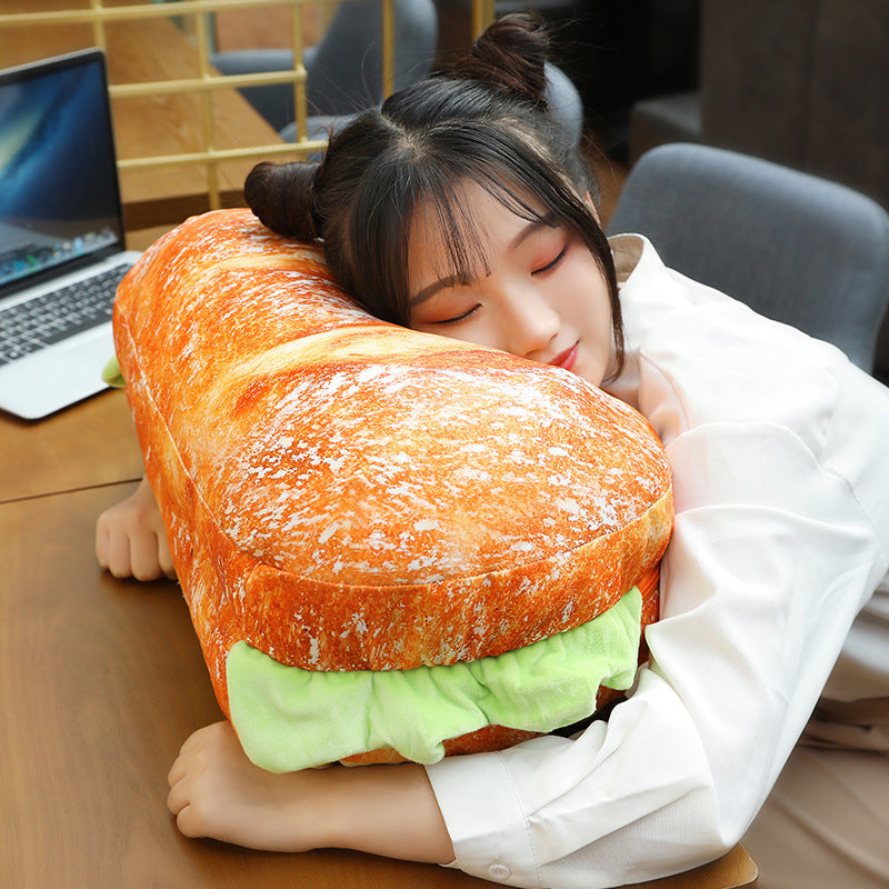 2in1 Bequemer Hamburger Kissen Sitzkissen