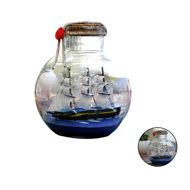 Kreative Glasflasche Schiff | Brehn