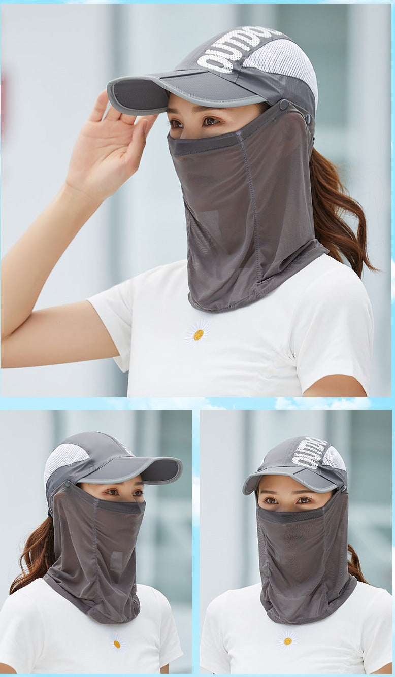 Anti-Ultraviolet Outdoor Atmungsaktive Sommermaske Hut | Brehn