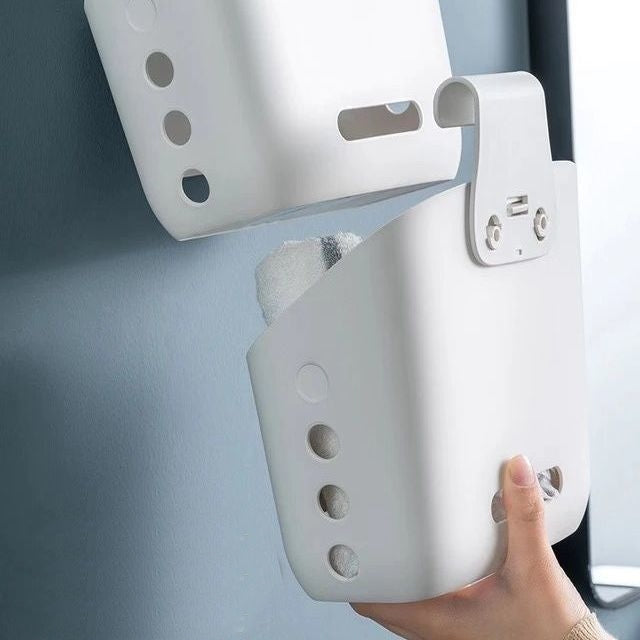 Wandmontierte Einfachehängende StackaBrehne Aufbewahrungskorb