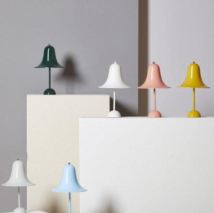 Brehn | Klassische Kappe Kabellose Tischlampe - Zeitloses Design und Langlebiger Akku