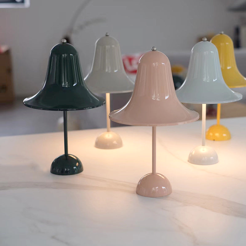 Brehn | Klassische Kappe Kabellose Tischlampe - Zeitloses Design und Langlebiger Akku
