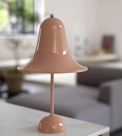 Brehn | Klassische Kappe Kabellose Tischlampe - Zeitloses Design und Langlebiger Akku