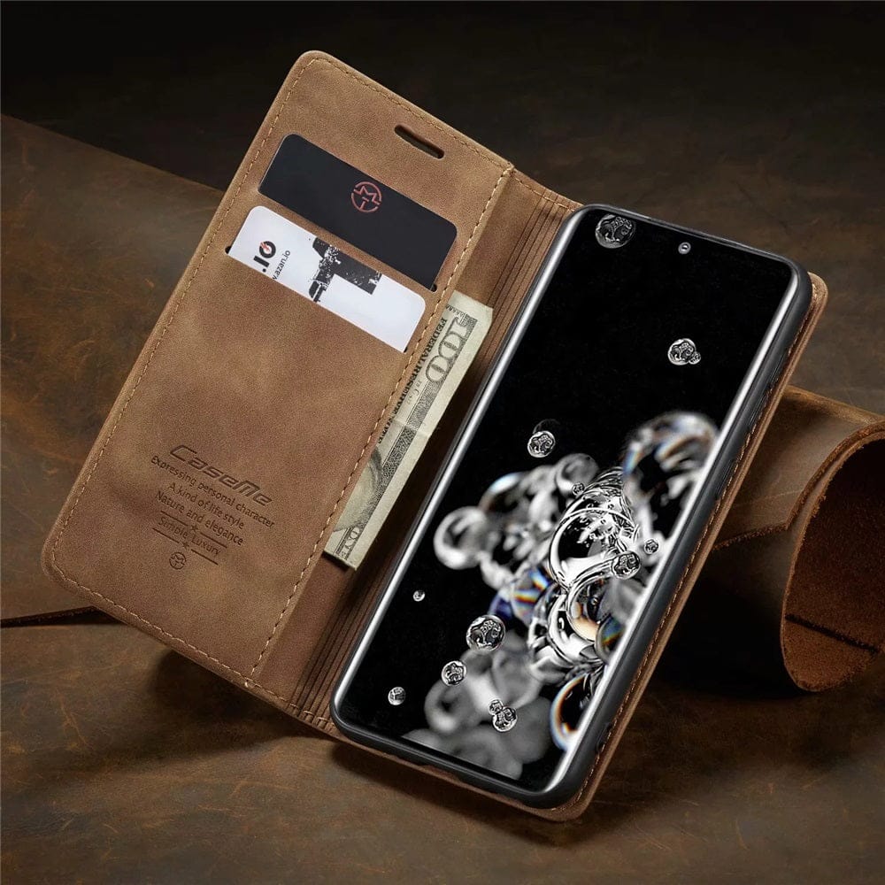 Brehn | Wallet Hülle für Samsung Galaxy A14/A53/A54/A73/S20Ultra/S20Plus/S20/S21Ultra/S21Plus/S21/S21FE/S22Ultra/S22Plus/S22/S23Ultra/S23Plus/S23/S24Plus/S4- Flip Case
