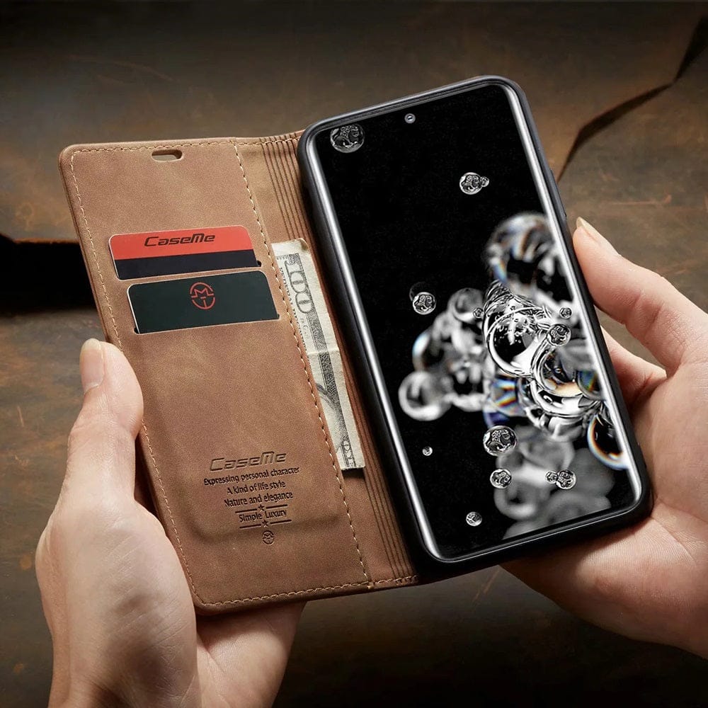 Brieftaschenhülle für Samsung Galaxy A14/A53/A54/A73/S20Ultra/S20Plus/S20/S21Ultra/S21Plus/S21/S21FE/S22Ultra/S22Plus/S22/S23Ultra/S23Plus/S23/S24Plus/S4 – Klapphülle