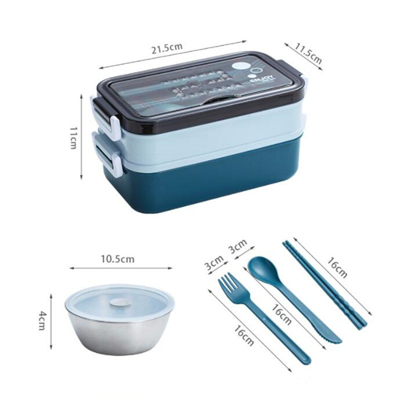 Doppelschicht auslaufsichere Suppenschüssel Lunchbox | Brehn