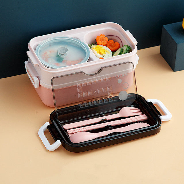 Doppelschicht auslaufsichere Suppenschüssel Lunchbox | Brehn