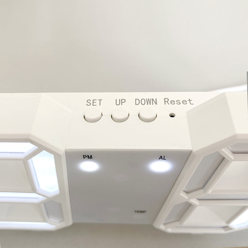 3D LED Moderne Digitale Alarm Wanduhr