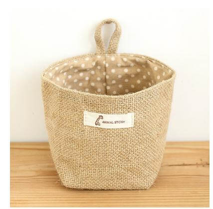 Zakka Stil Baumwoll Aufbewahrungsbox