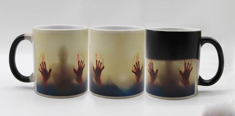 Wärmeempfindliche blutige Hände Tasse | Brehn