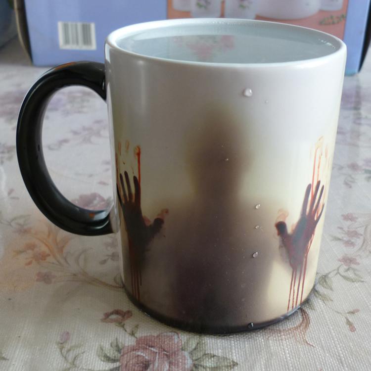 Wärmeempfindliche blutige Hände Tasse | Brehn