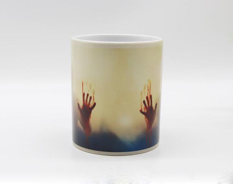 Wärmeempfindliche blutige Hände Tasse | Brehn