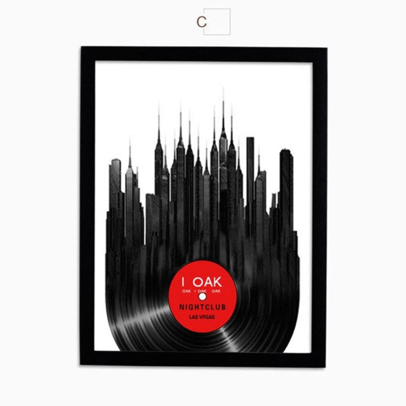 Musik-Leinwandbild, Kunstdruck, Poster, Moderne Kunst – Wandbild auf Leinwand