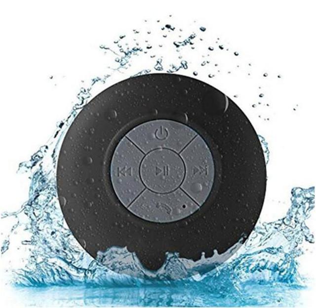 Mini wasserdichte tragbare Dusch-Bluetooth-Lautsprecher mit Saugnapf | Brehn