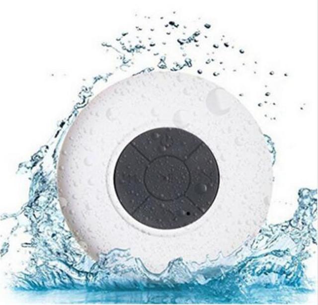 Mini wasserdichte tragbare Dusch-Bluetooth-Lautsprecher mit Saugnapf | Brehn