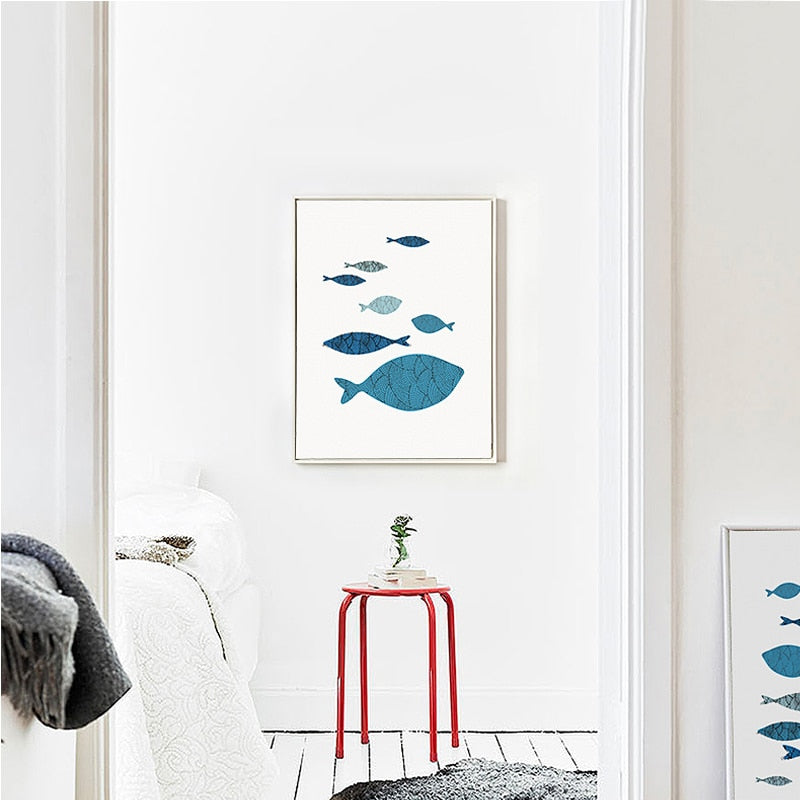 Fisch-Canvas Wandkunst Gemälde