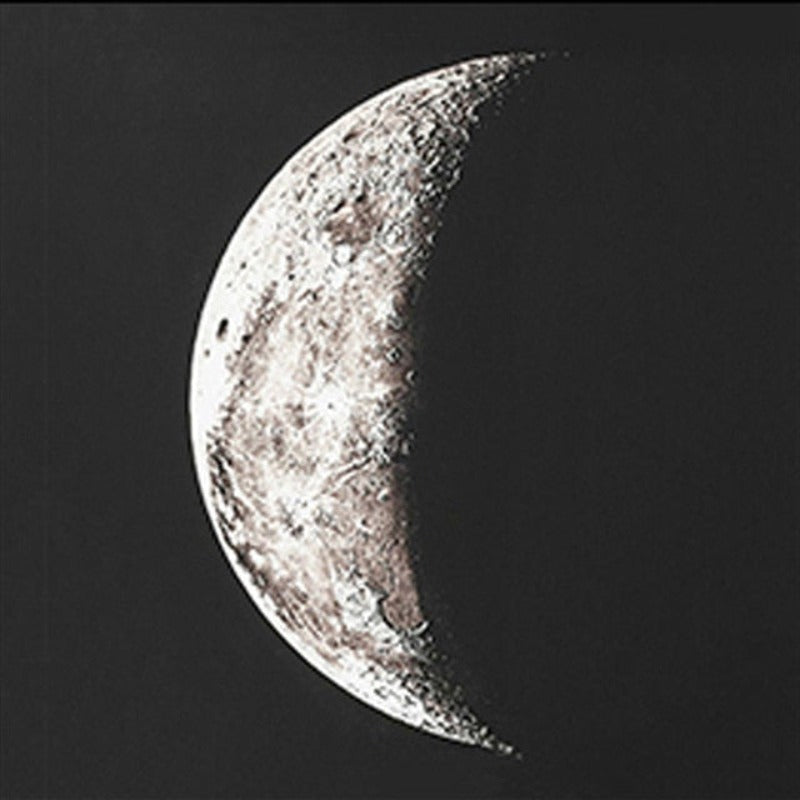 Mondphasen Leinwandgemälde Kunstposter - Leinwand Wandkunstgemälde