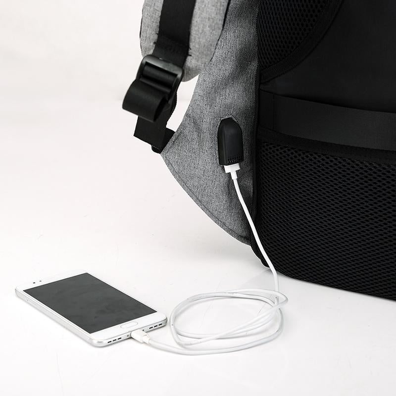 Der Diamond Anti-Diebstahl-Rucksack mit USB-Ladegerät | Brehn