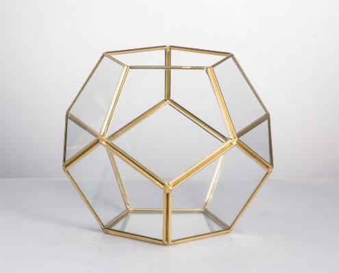 Geometrische Terrarium Glasvase | Brehn
