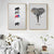 Moods Of Elephants - Leinwand Wandkunst Gemälde
