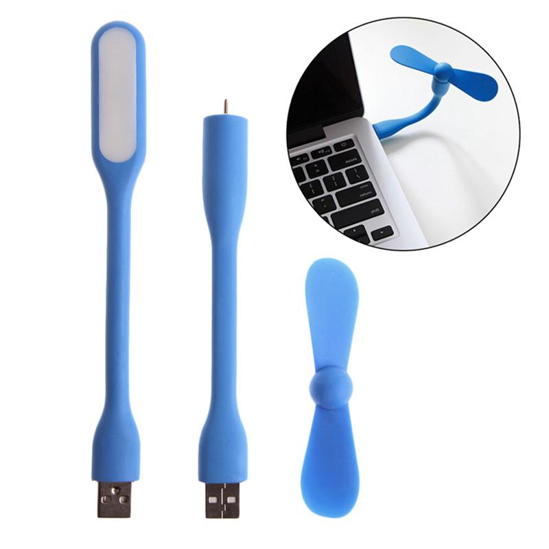 USB Mini Ventilator und LED Licht - Bundle | Brehn