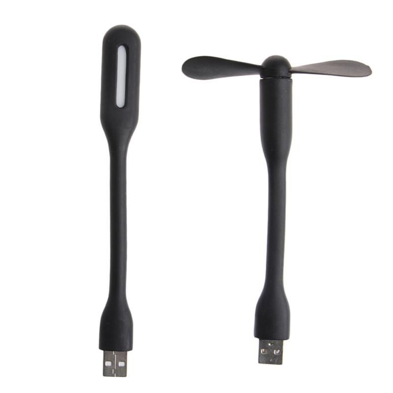 USB Mini Ventilator und LED Licht - Bundle | Brehn