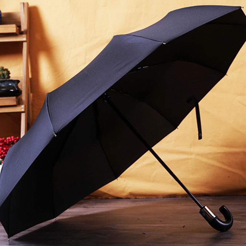 Brehn | Premium Classic Englisch Stil Automatischer Regenschirm Wind Resistant