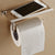 Edelstahl Toilettenpapierhalter mit Regal | Brehn